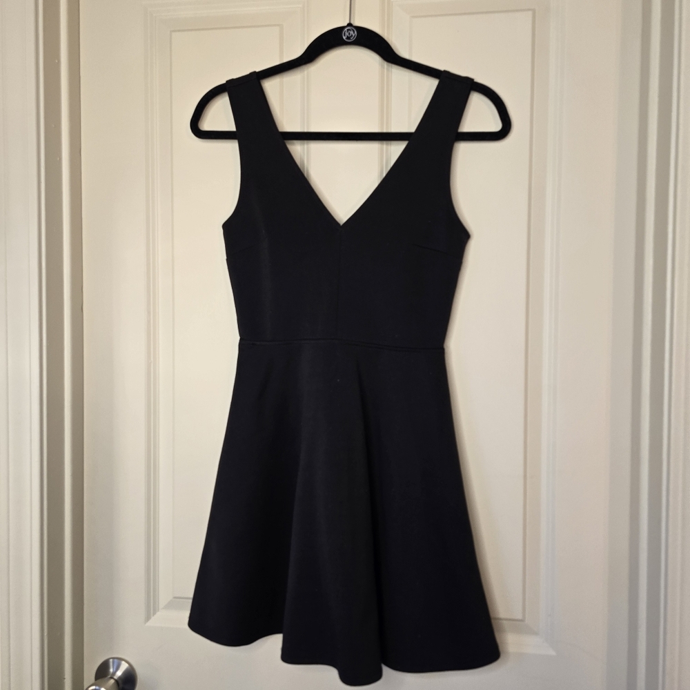 EUC V Neck Skater Dress